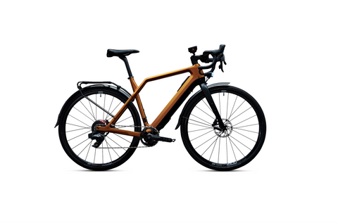 Cyklær E-Gravel mit Streetwear-Kit